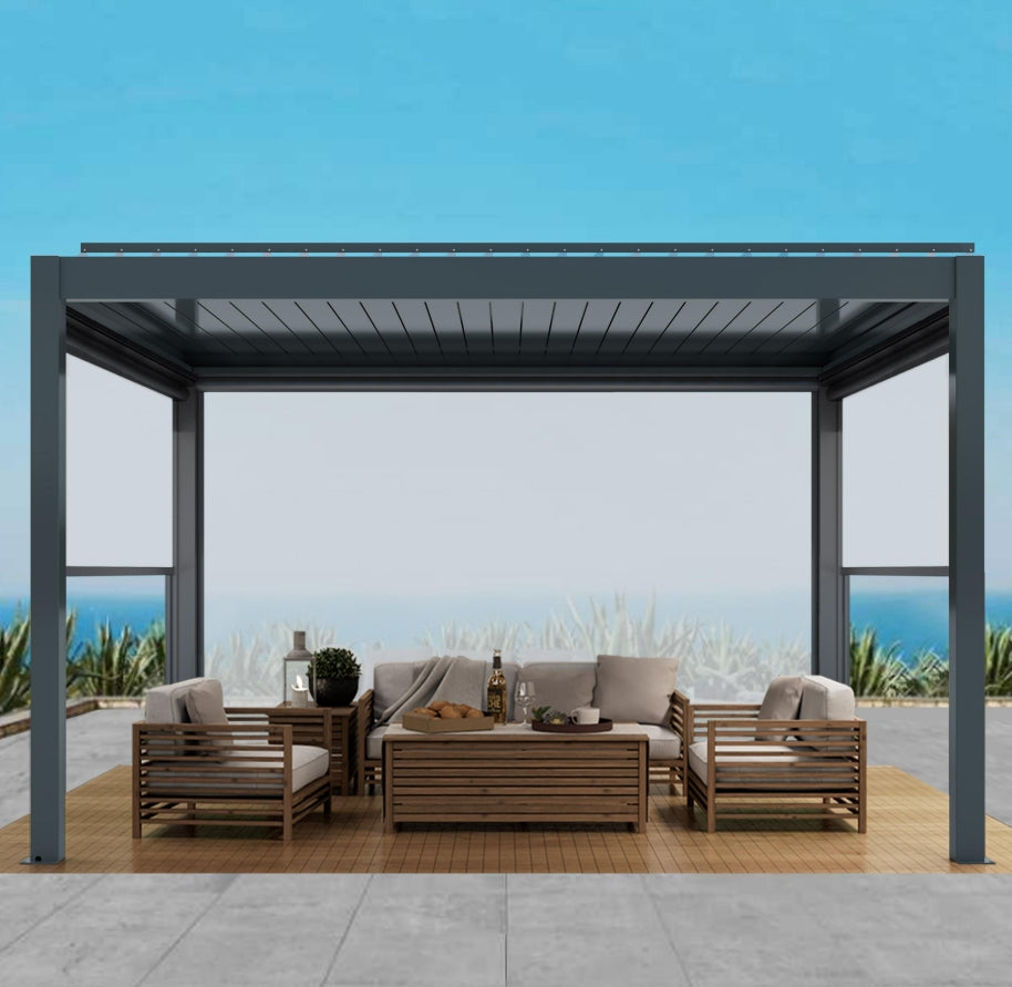 Custom electric aluminum pergola - L3000mm*W4200mm*H2800mm