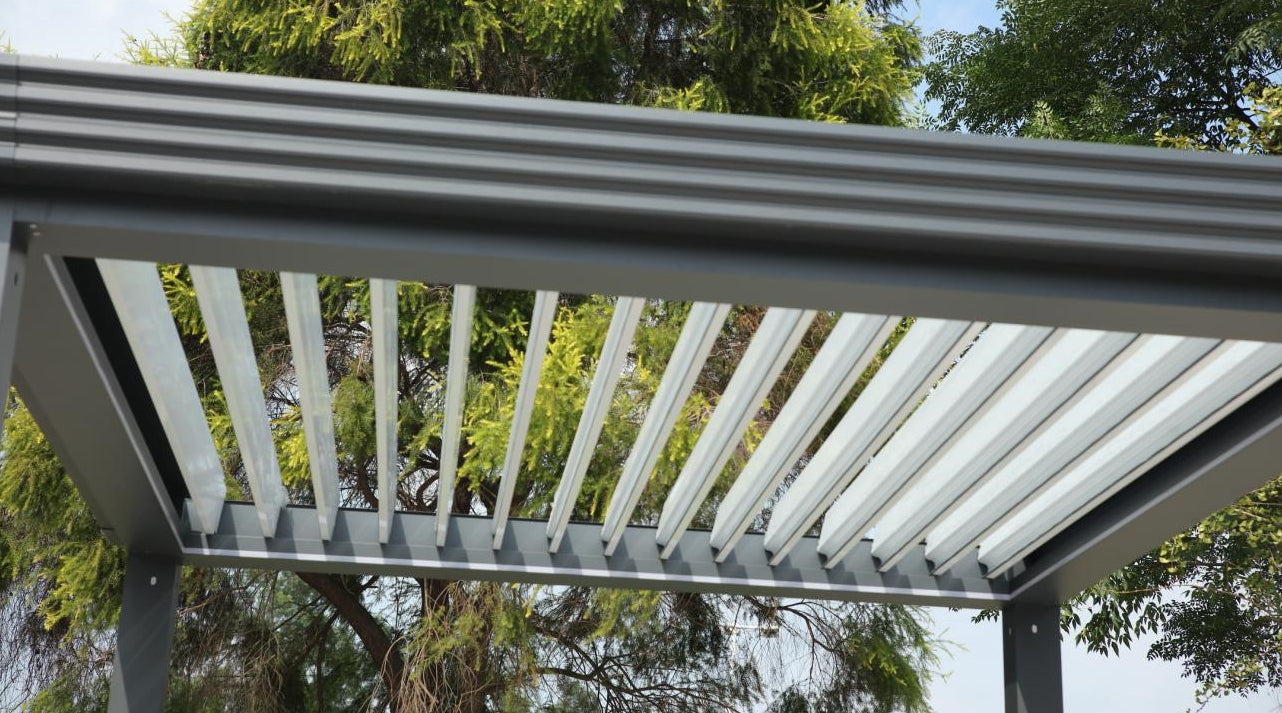 Custom electric aluminum pergola - L3000mm*W4200mm*H2800mm