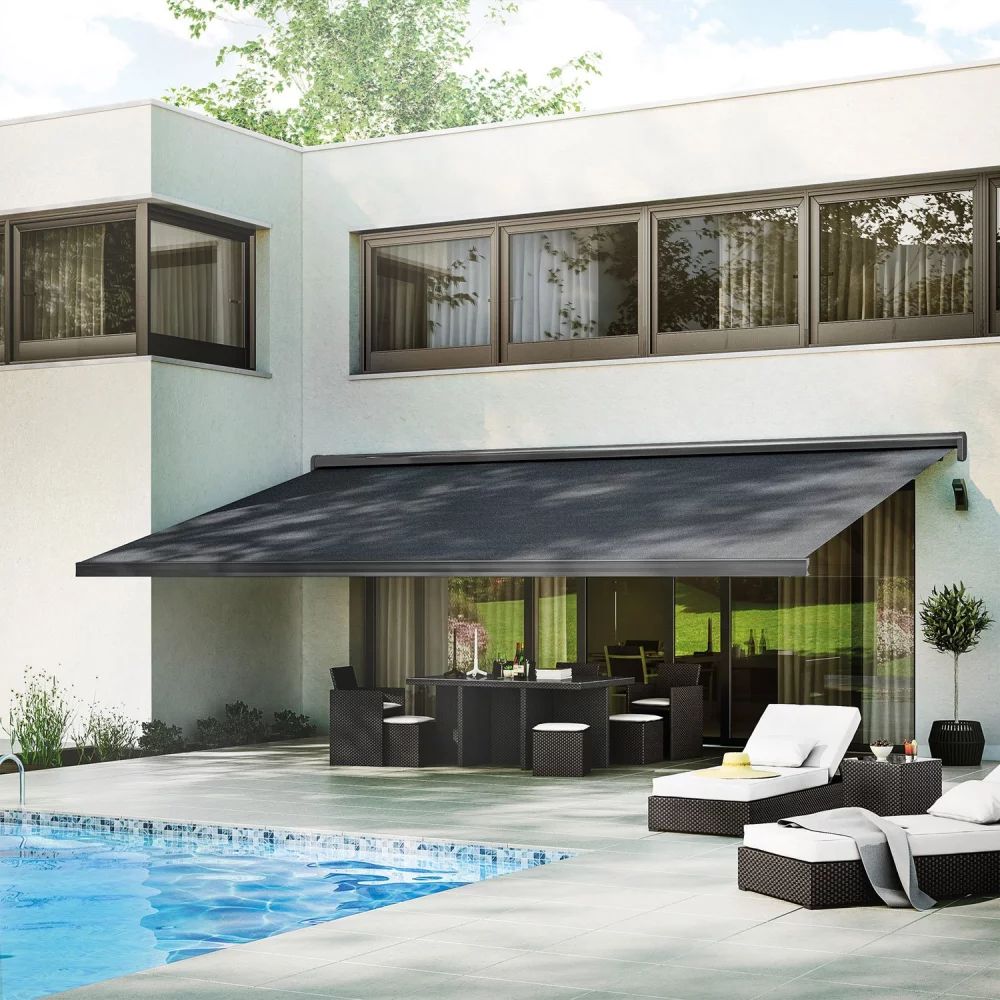 Customer "Anthony Cataldo"  - Custom order for electric retractable awnings