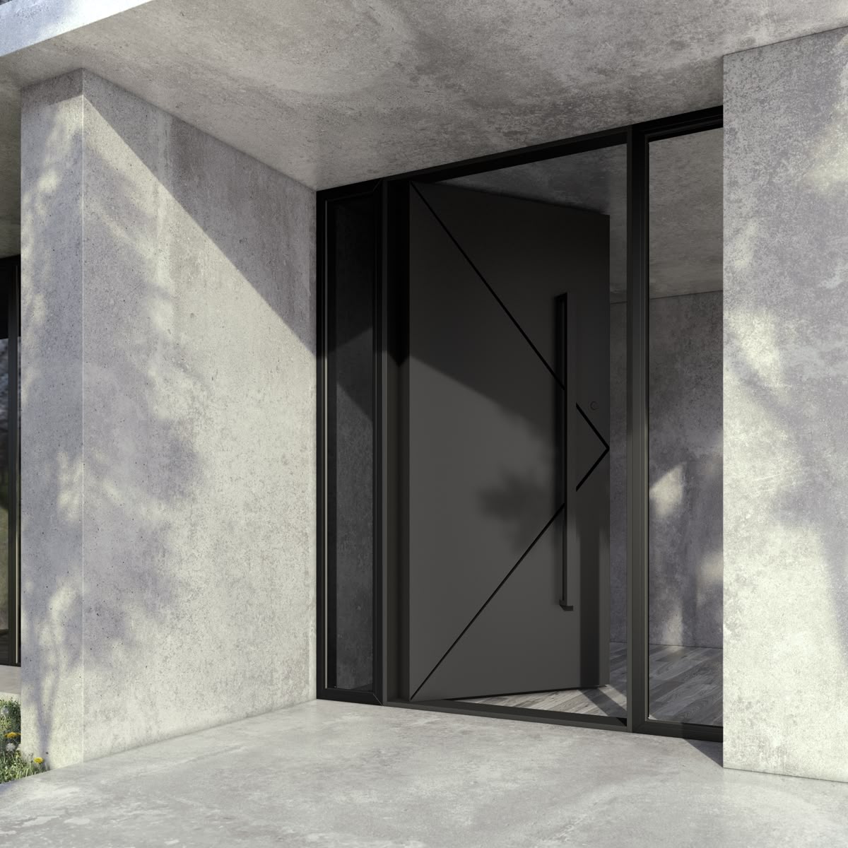 Custom Order - Aluminum Pivot Door Front Entry Door（1168*2082）